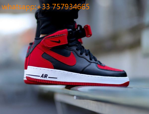 Nike air force 1 homme rouge jordan best sale